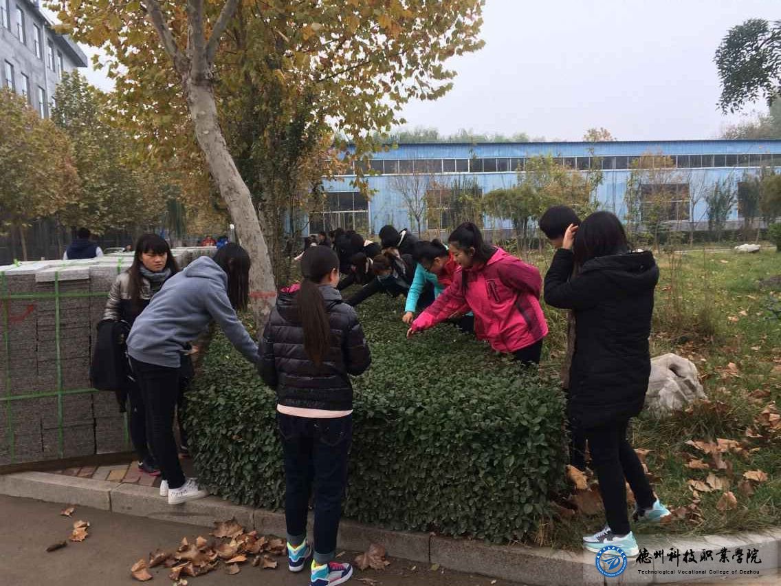 信息系“愛(ài)校園愛(ài)衛(wèi)生”，全體新生校園大掃除