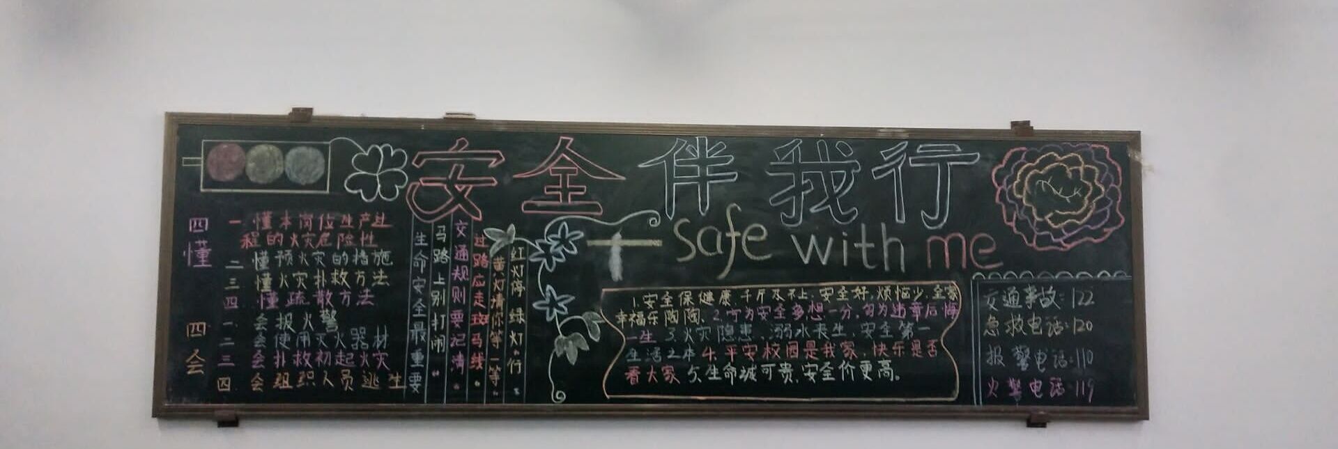 安全黑板報(bào)評比